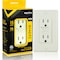 Faith Self-Test 15A Tamper-Resistant GFCI Outlet Receptacle, Light Almond GLS-15ATR-LA - alternate 1